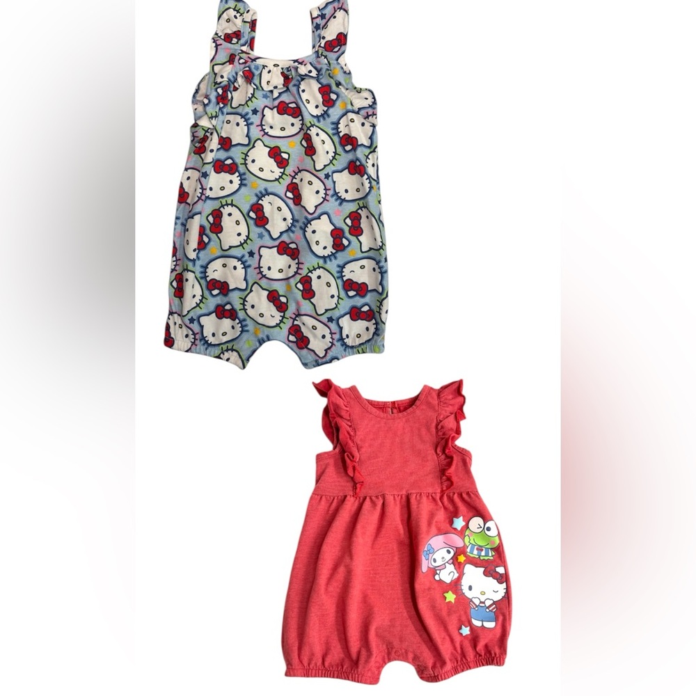 Two *NEW* Hello Kitty Rompers, size 18 months
